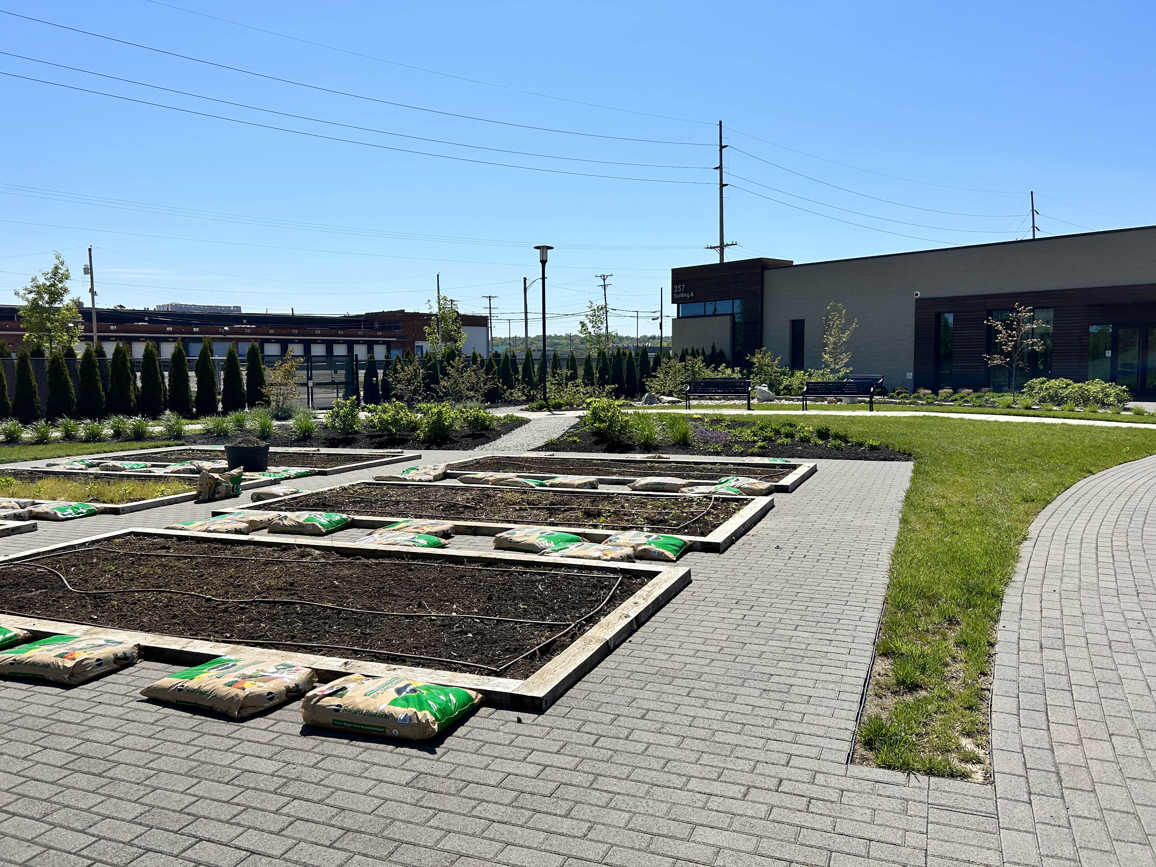 view of community garden