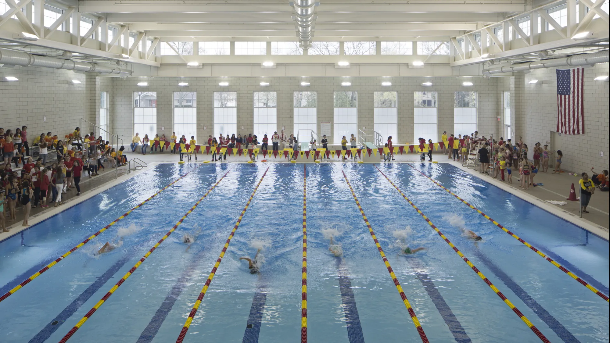 8-lane swimming pool