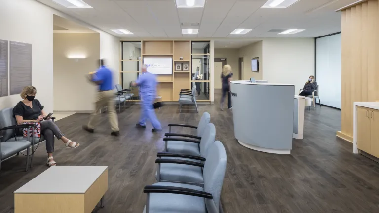 Lobby space with waiting room