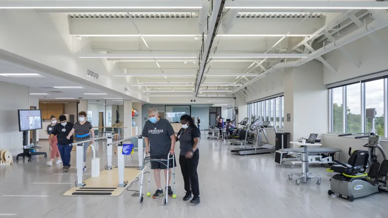 Rehab space within the Norton Neuroscience Institute.