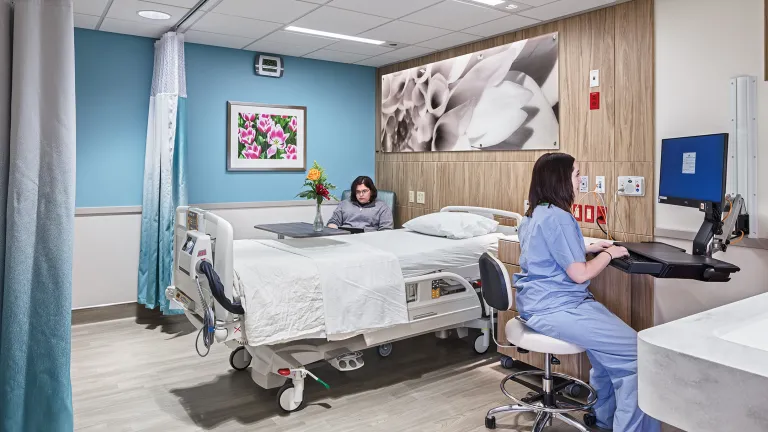 Treatment room at Washington Hospital.