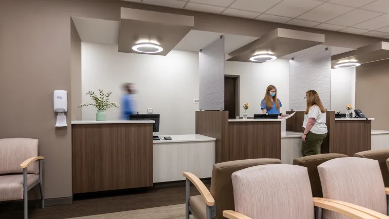 clinic registration desks