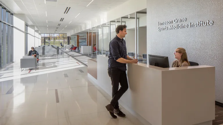 medical office building lobby