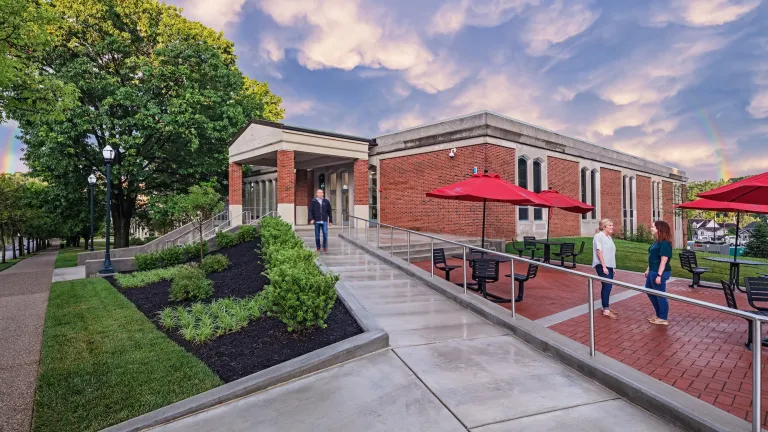 Exterior of the Clark Family Library