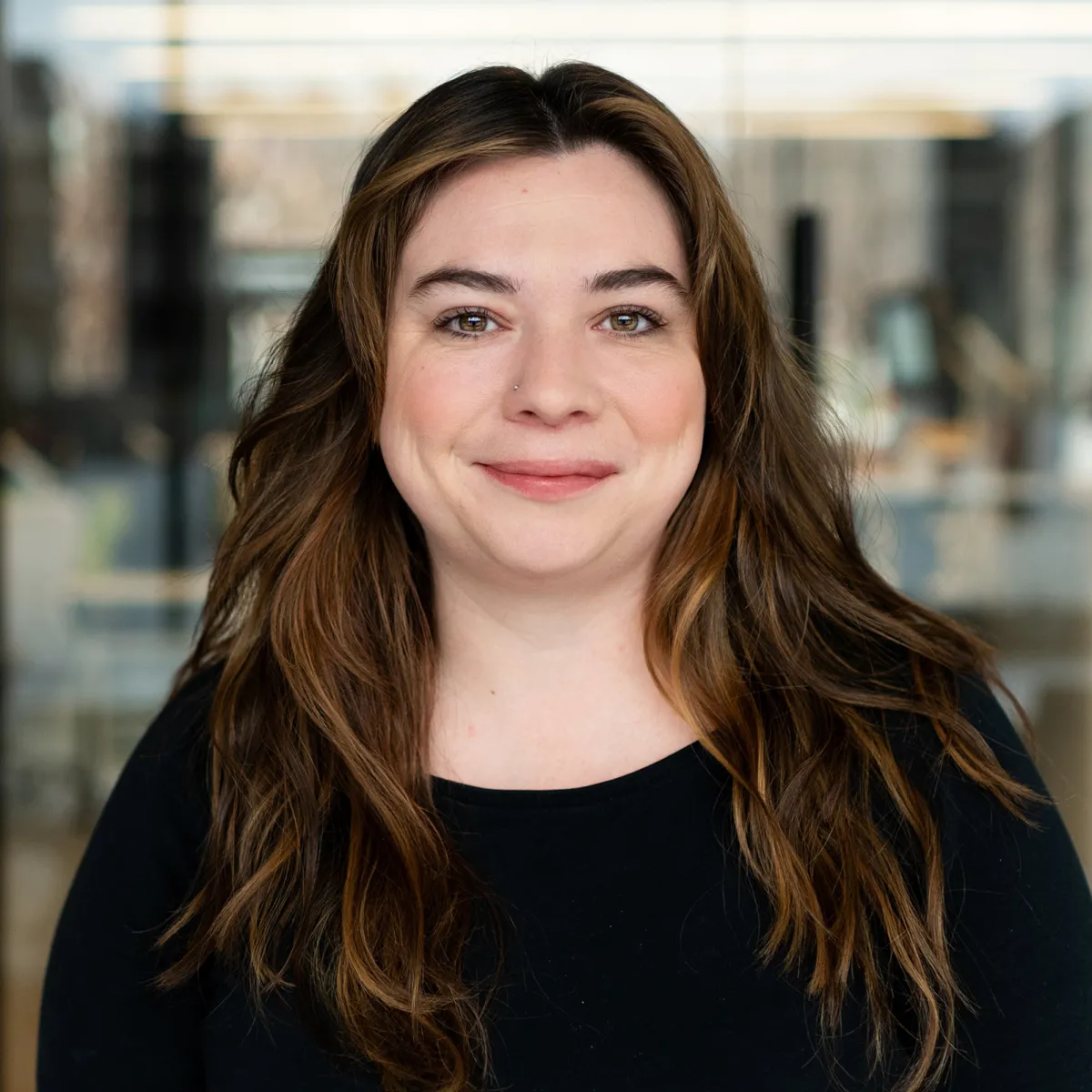 woman with brown hair