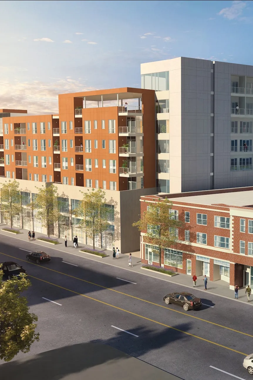 exterior building rendering