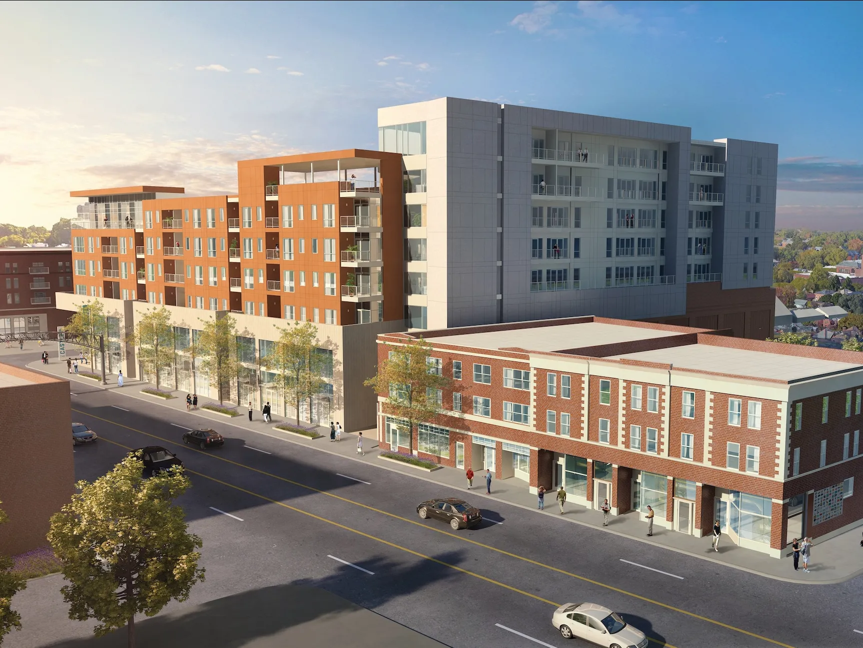 exterior building rendering
