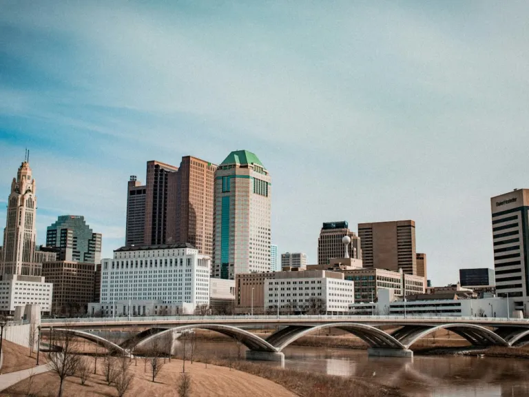 Outdoor view of Columbus, Ohio's city skyline