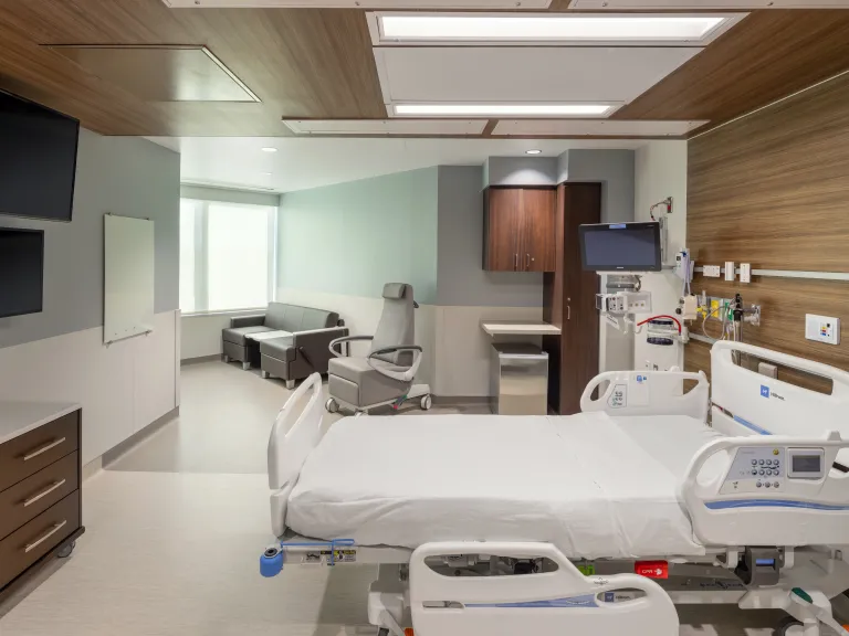 hospital patient room