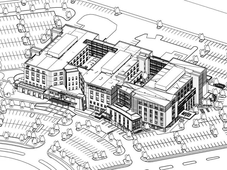Revit model of hospital building
