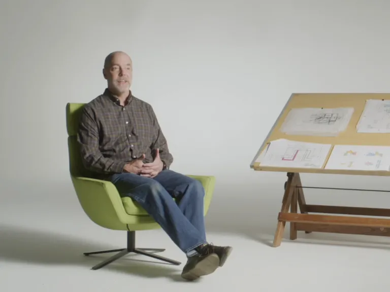 frame from interview with Tom Chidlow