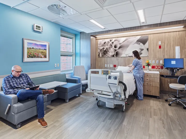 hospital patient room